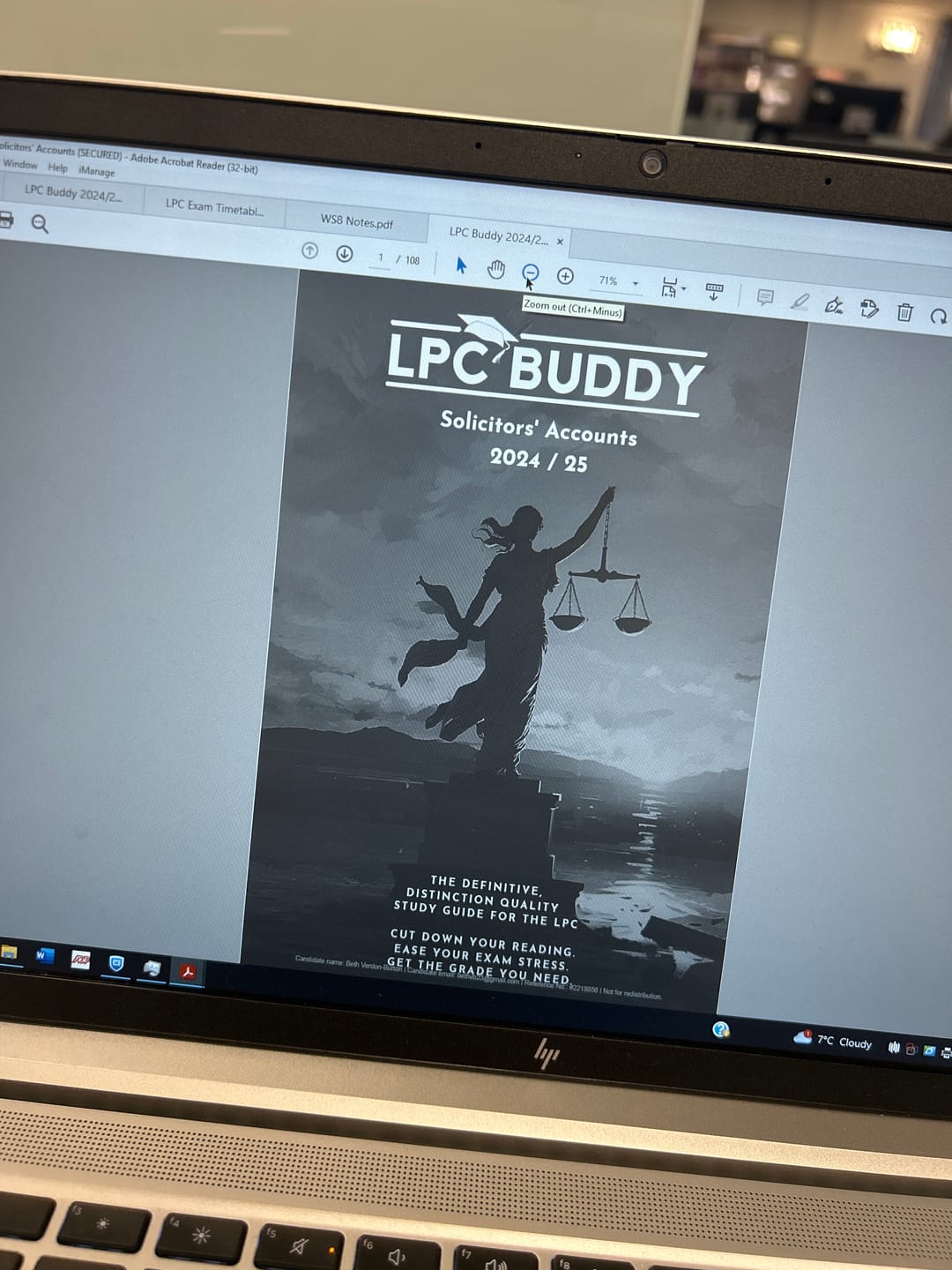 Customer photo review of LPC Buddy™ 2024 / 25 | Complete Core Module Guide | Digital Distinction Level Study Guide for the LPC
