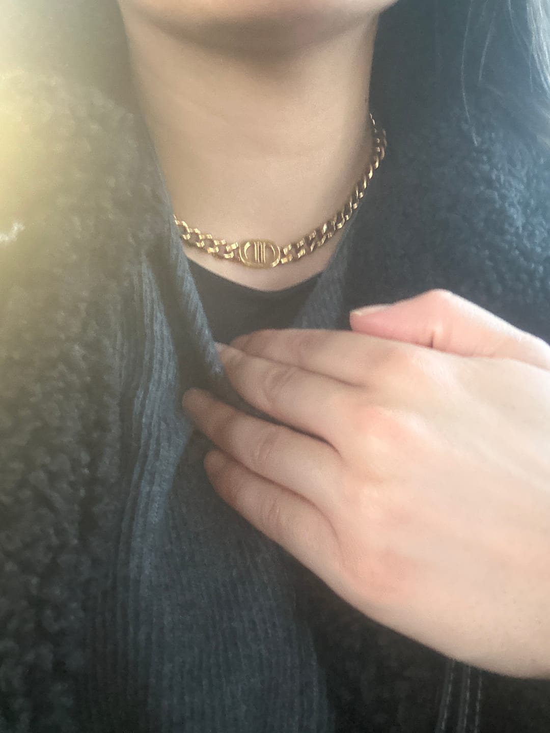 Customer photo review of Prestige Halskette | 18K vergoldet