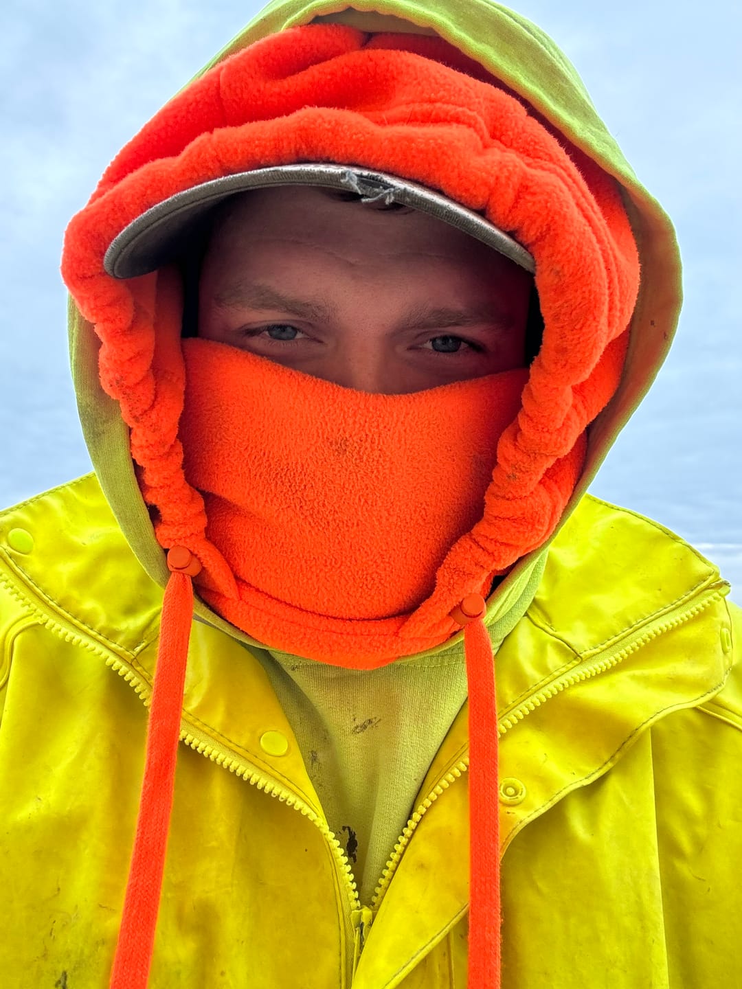 Customer photo review of Fleece Hood