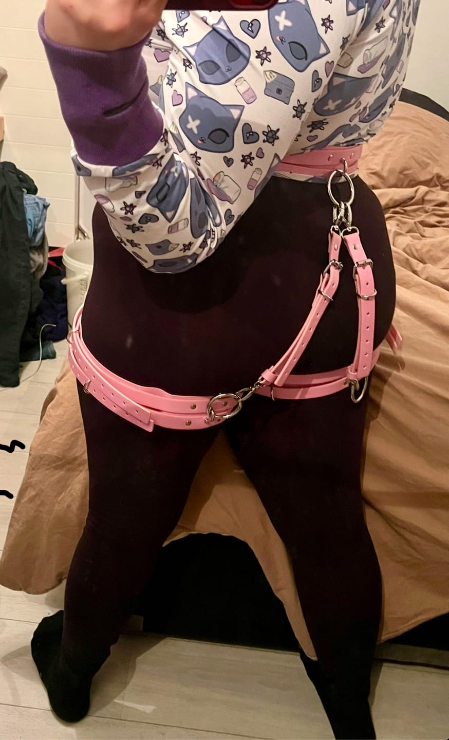 Customer photo review of ZOE LEG HARNESS