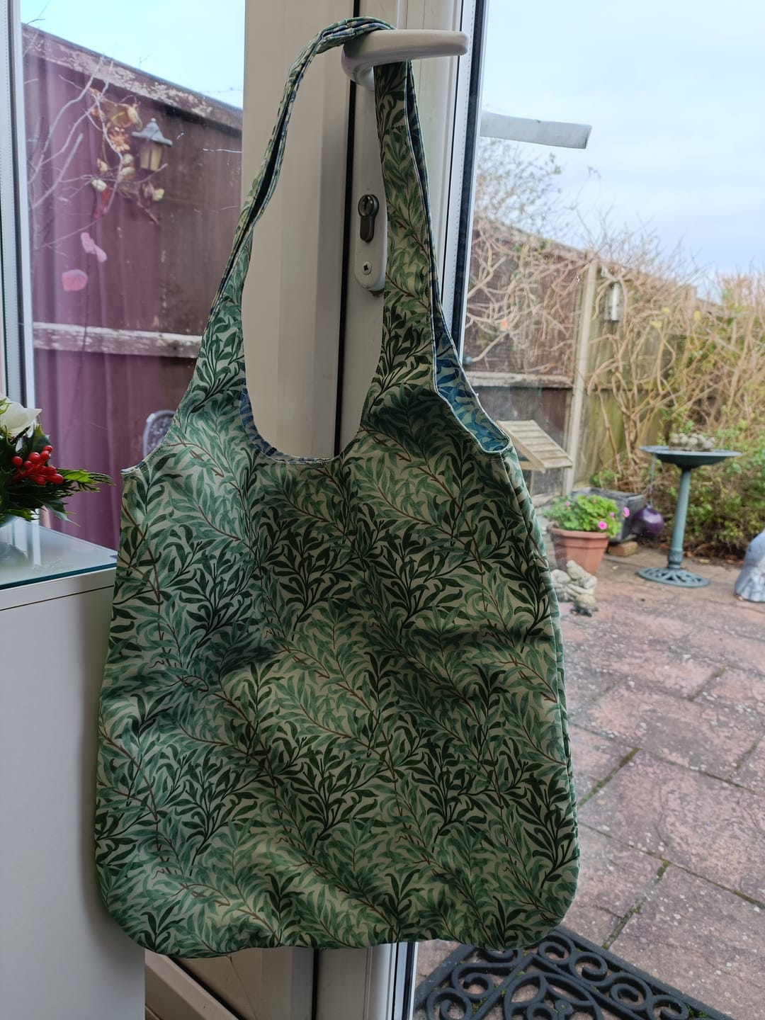 Customer photo review of William Morris Vines Water Resistant Fabric
