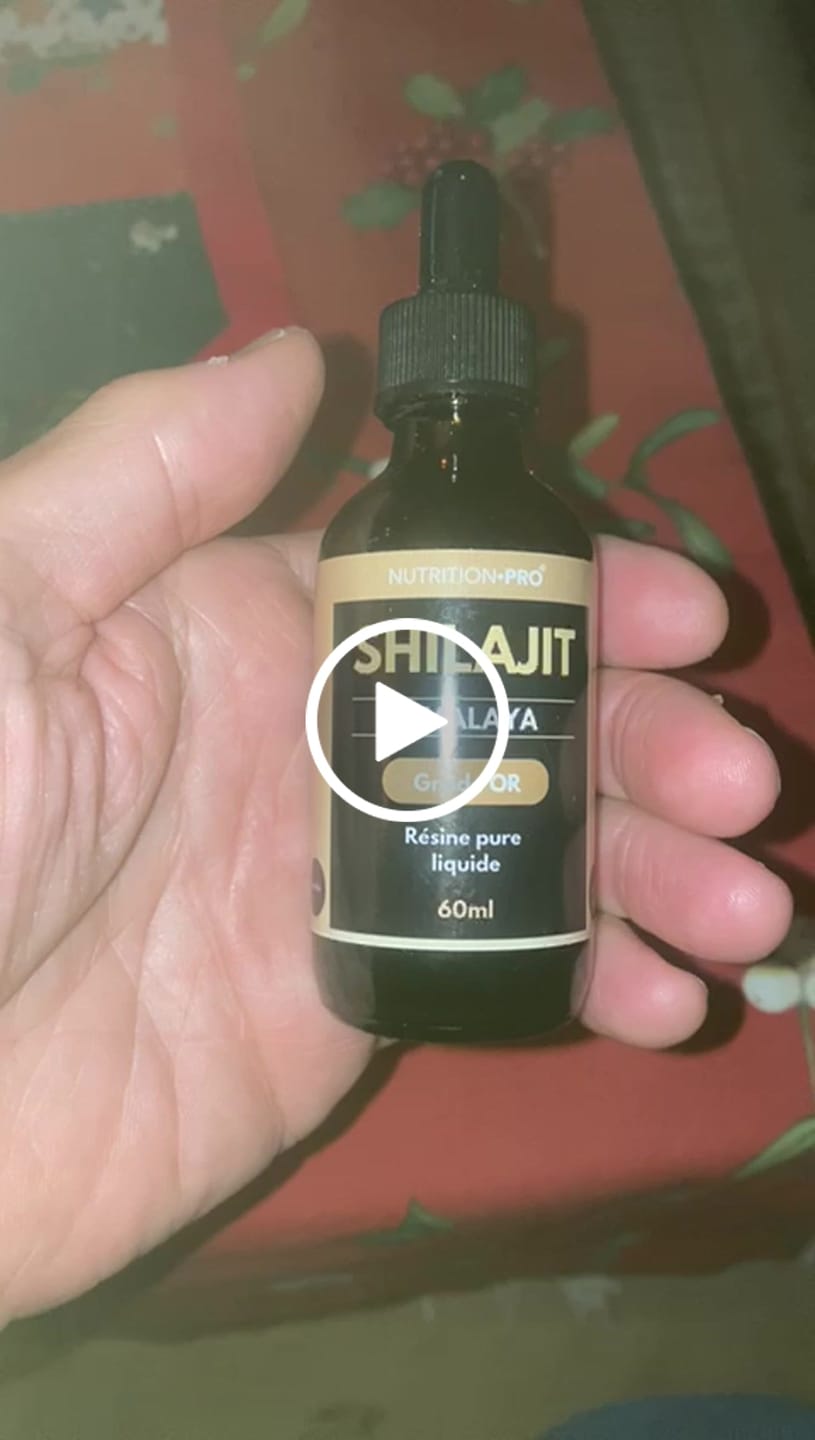 Customer video review of SHILAJIT (RÉSINE PURE LIQUIDE) - 60ML