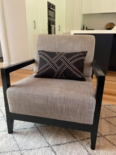 Customer photo review of Dot Polar Black Lumbar Cushion 35 x 53cm