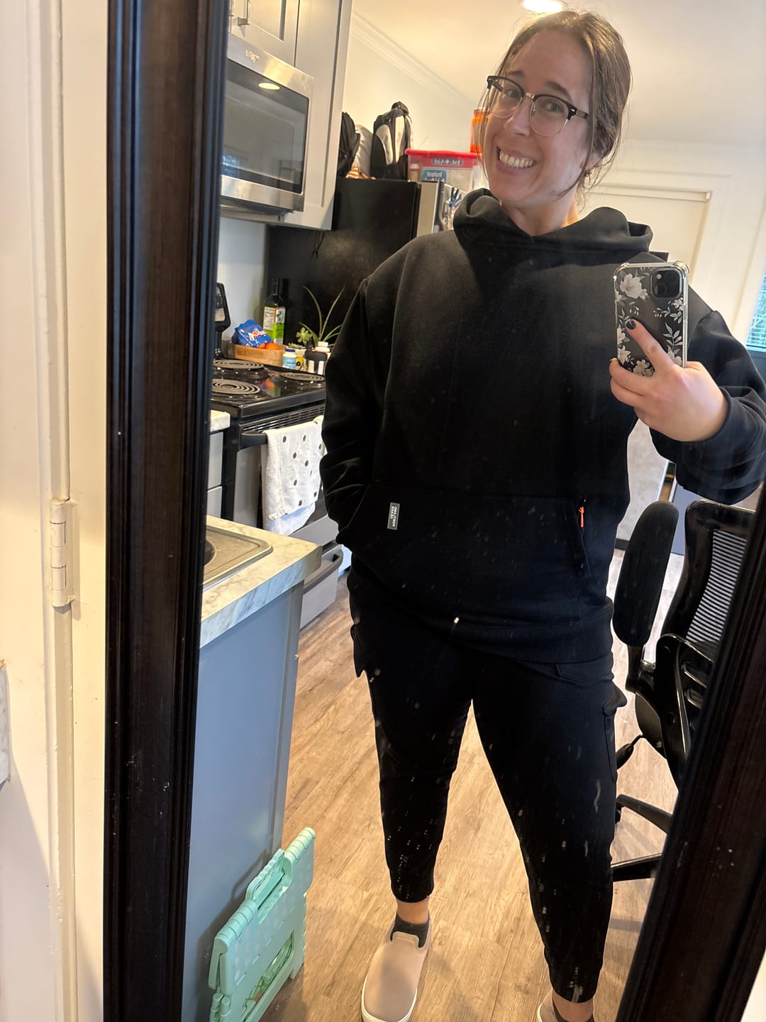 Customer photo review of Cloudburst Hoodie