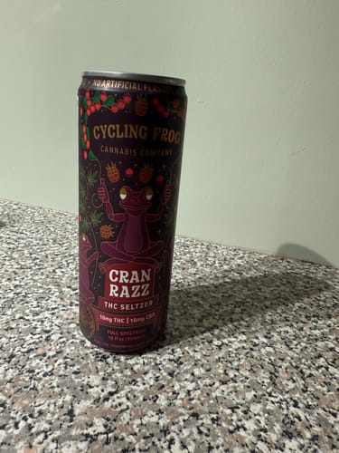 Customer photo review of Cran Razz THC Seltzer, 6pk