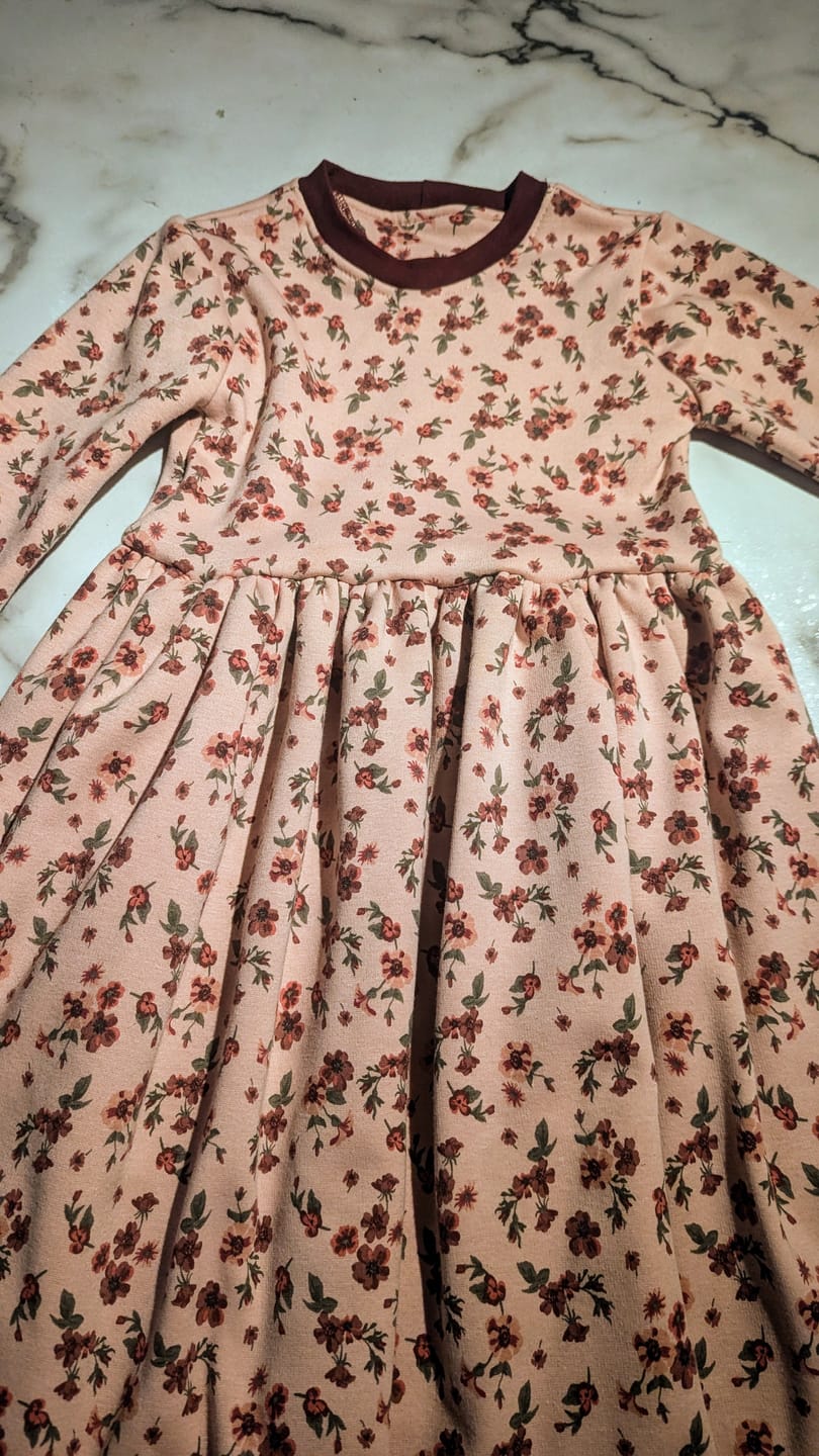Customer photo review of Simple Floral Sweatshirt Fabric