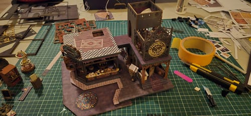 Customer photo review of Holo Magic City DIY Miniature Dollhouse Kit