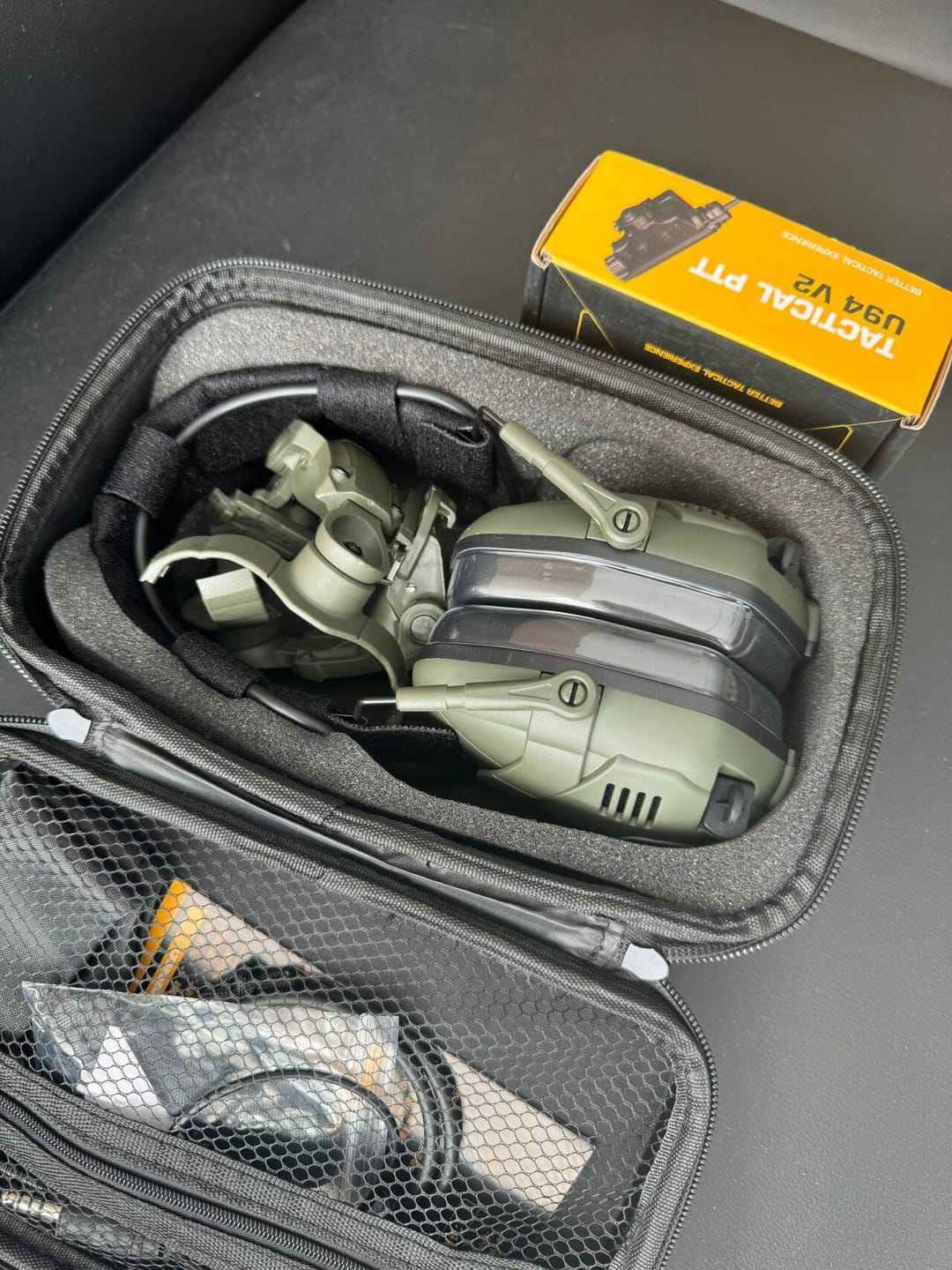 Customer photo review of Bluetooth Noisecanceling Tactical Headset