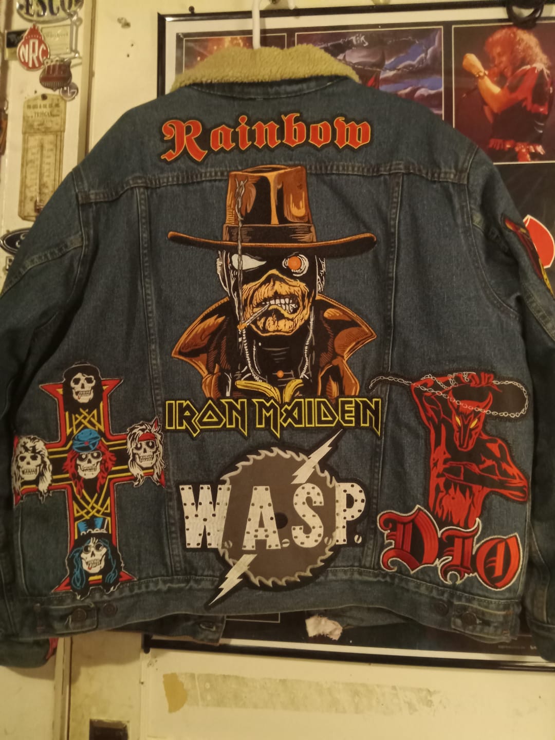 Customer photo review of Iron Maiden - Stranger In A Strange Land - Embroidered Backpatch