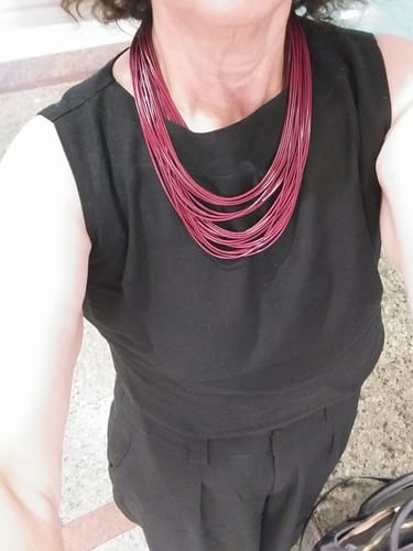 Iramaia F. review of Calça Pantalona Linho Graviola Preta image 1 out of 1