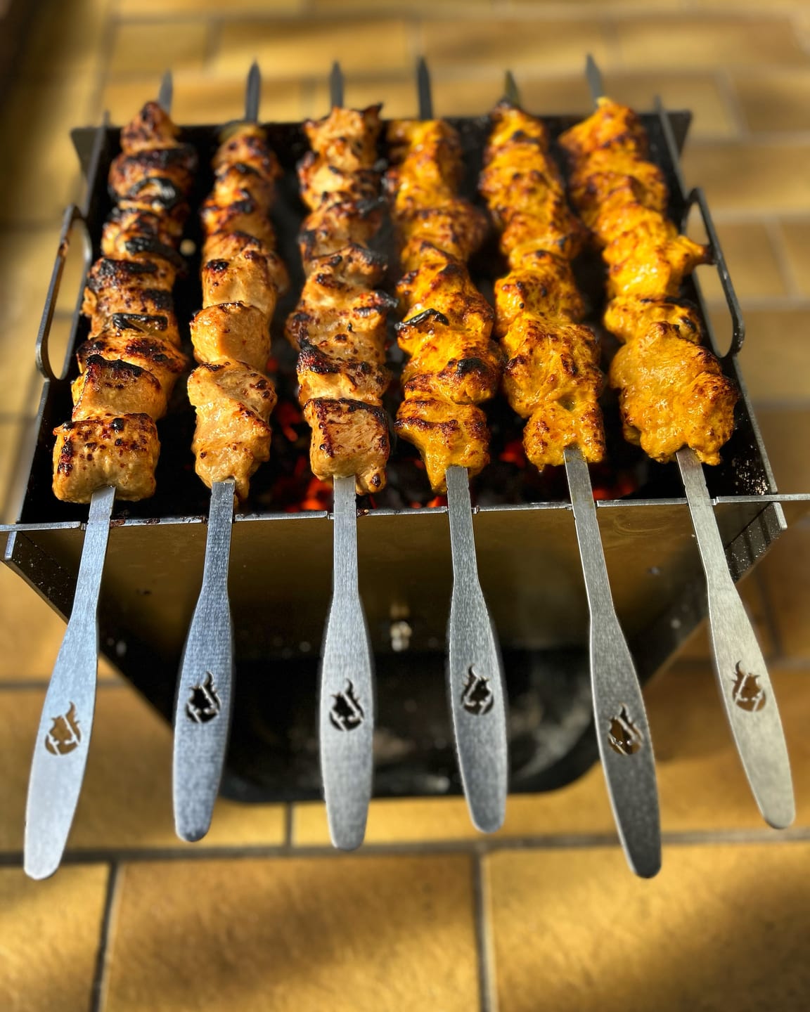 Customer photo review of Premium Schaschlikspieß – Edelstahl & hitzebeständig | Aganjok