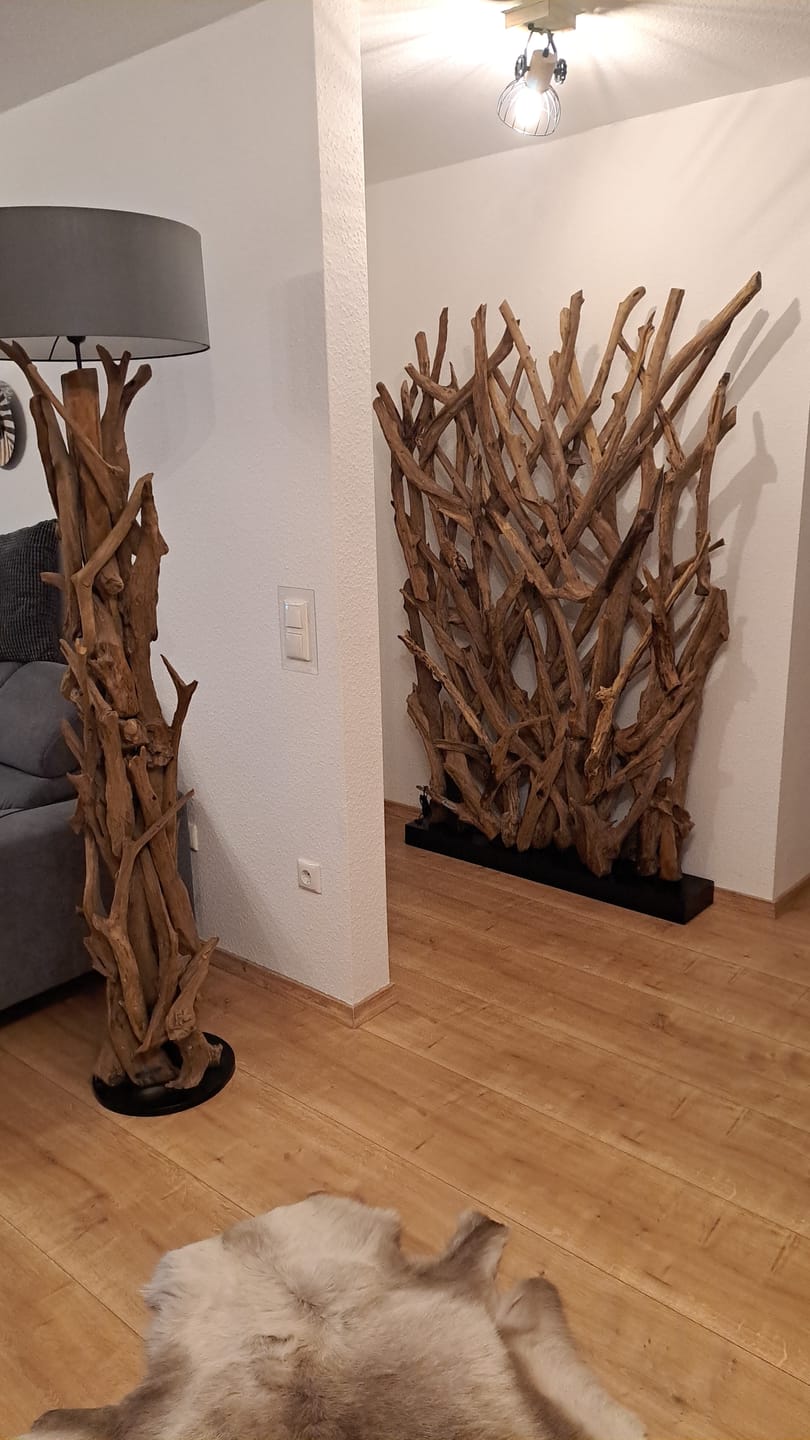 Customer photo review of Design Raumteiler mit Beleuchtung im Sockel