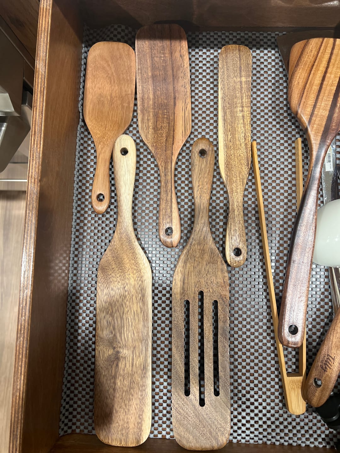 Customer photo review of Teak Wood Spurtle Set