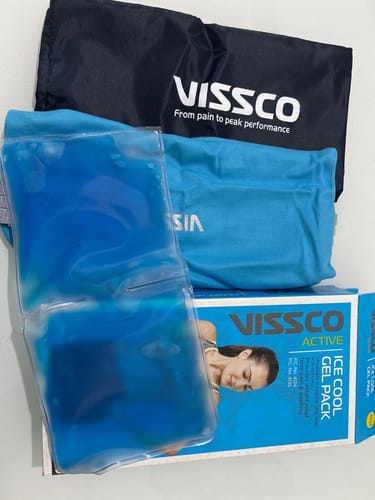 Customer photo review of Icecool Gel Pack | Re-Freezable for Instant Pain Relief & Swelling (Blue)