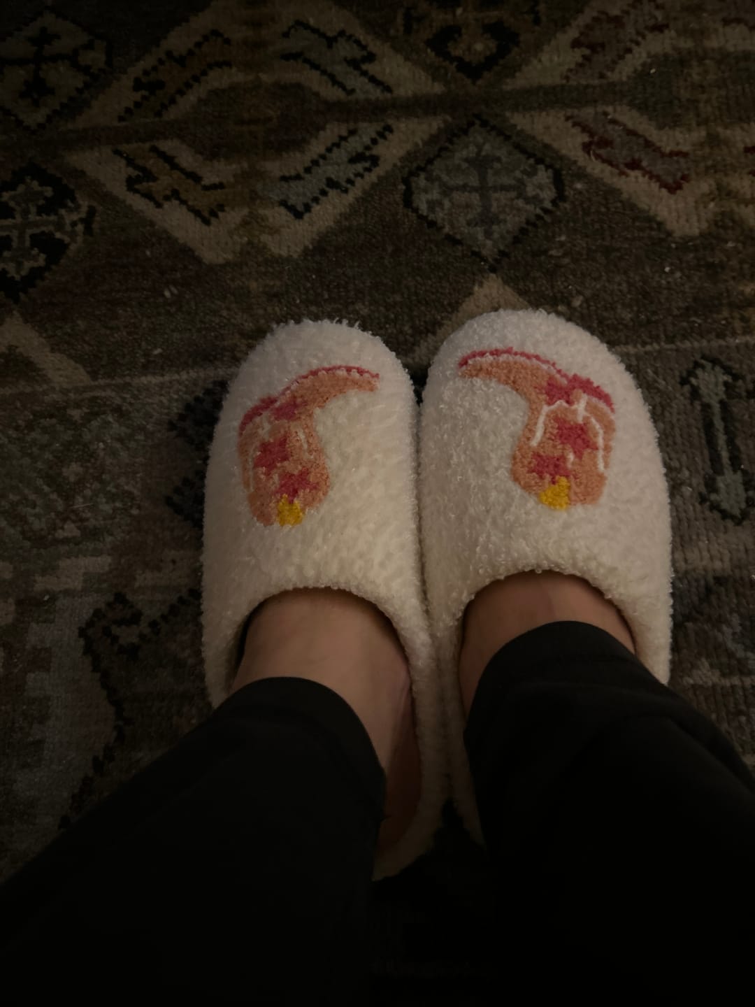 Customer photo review of Cowboy Boots Slippers