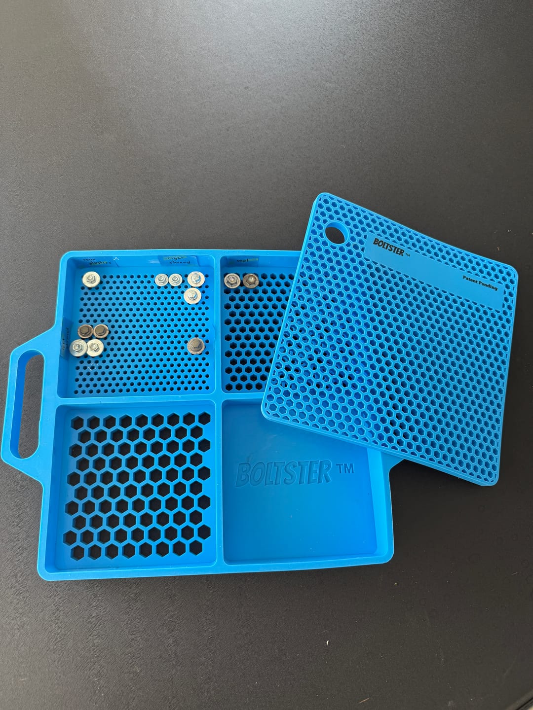 Customer photo review of Boltster Flexible Organizing Tray