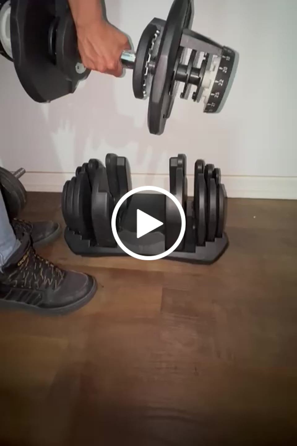 Customer video review of Mancuerna Ajustable 40 kg IRONSIDE