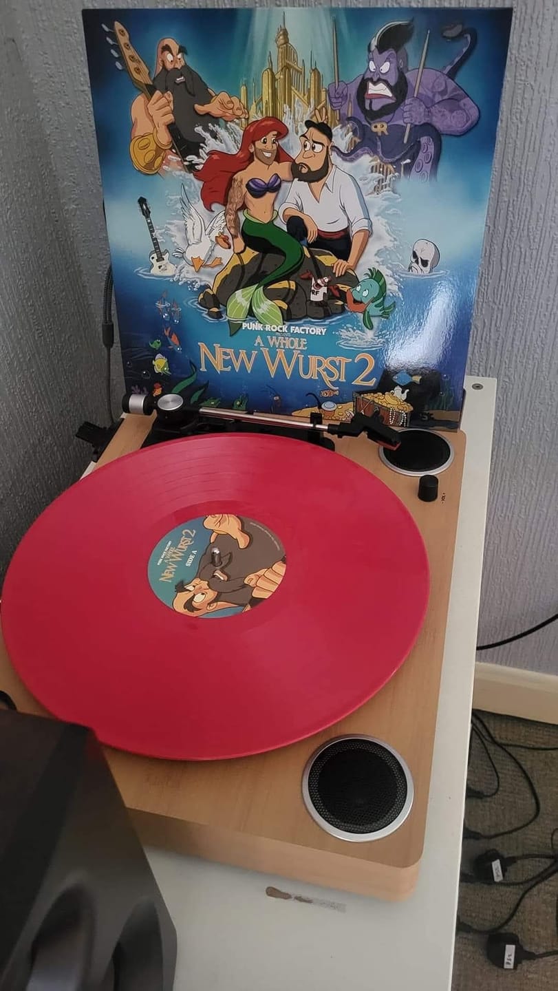 Customer photo review of A Whole New Wurst 2 Vinyl