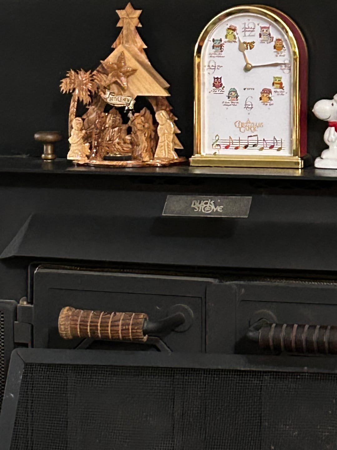 Customer photo review of Olive Wood Nativity Scene with Music Box