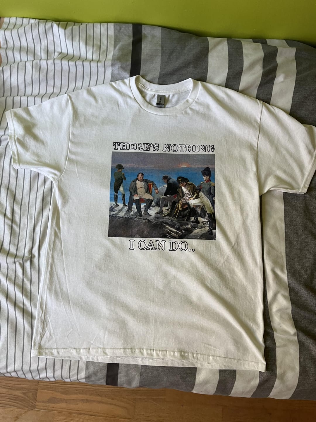 Customer photo review of There's Nothing We Can Do.. Napoleon T-shirt