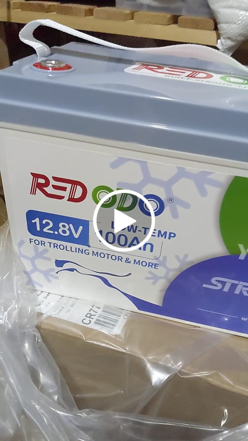 Customer video review of 【Україна】0% ПДВ - Redodo 12V 100Аh LOW-TEMP LiFePO4 акумулятор глибокого циклу BMS 100A