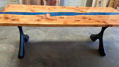 Customer photo review of Furniture Legs 417 Xavier 28H Metal X shape Dining Table Legs