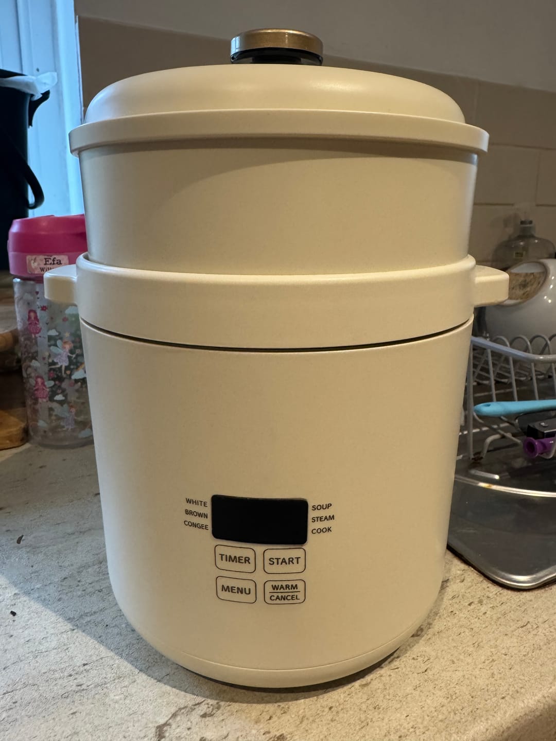 Customer photo review of BRUNO Mini Digital Rice Cooker BOE127 (Preorder: Early December)