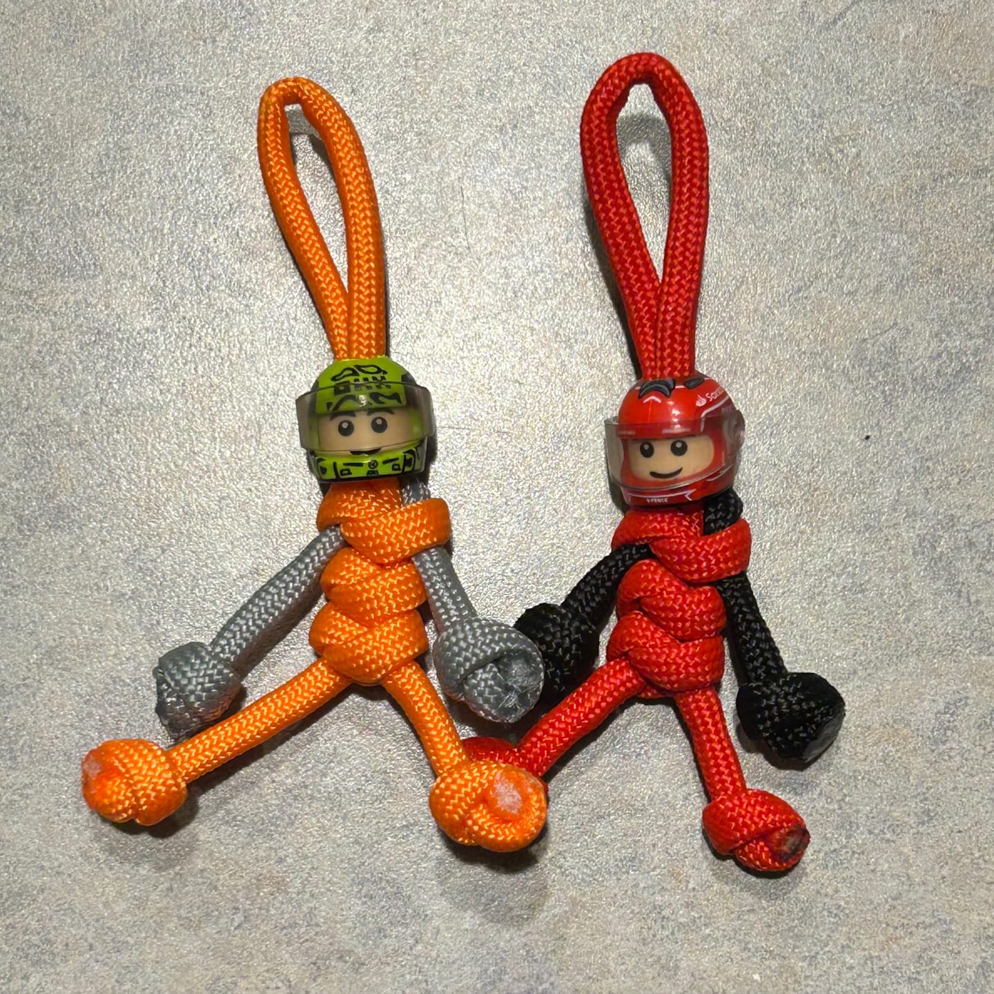 Customer photo review of Limited Edition Charles Lerclerc Racing Paracord Buddy Keychain