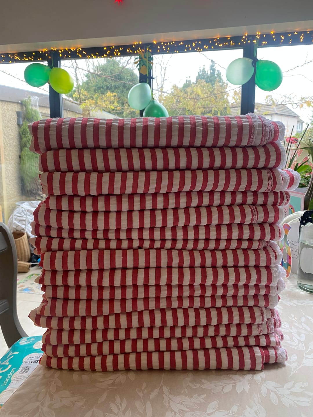 Customer photo review of Wide Stripes Seersucker Fabric