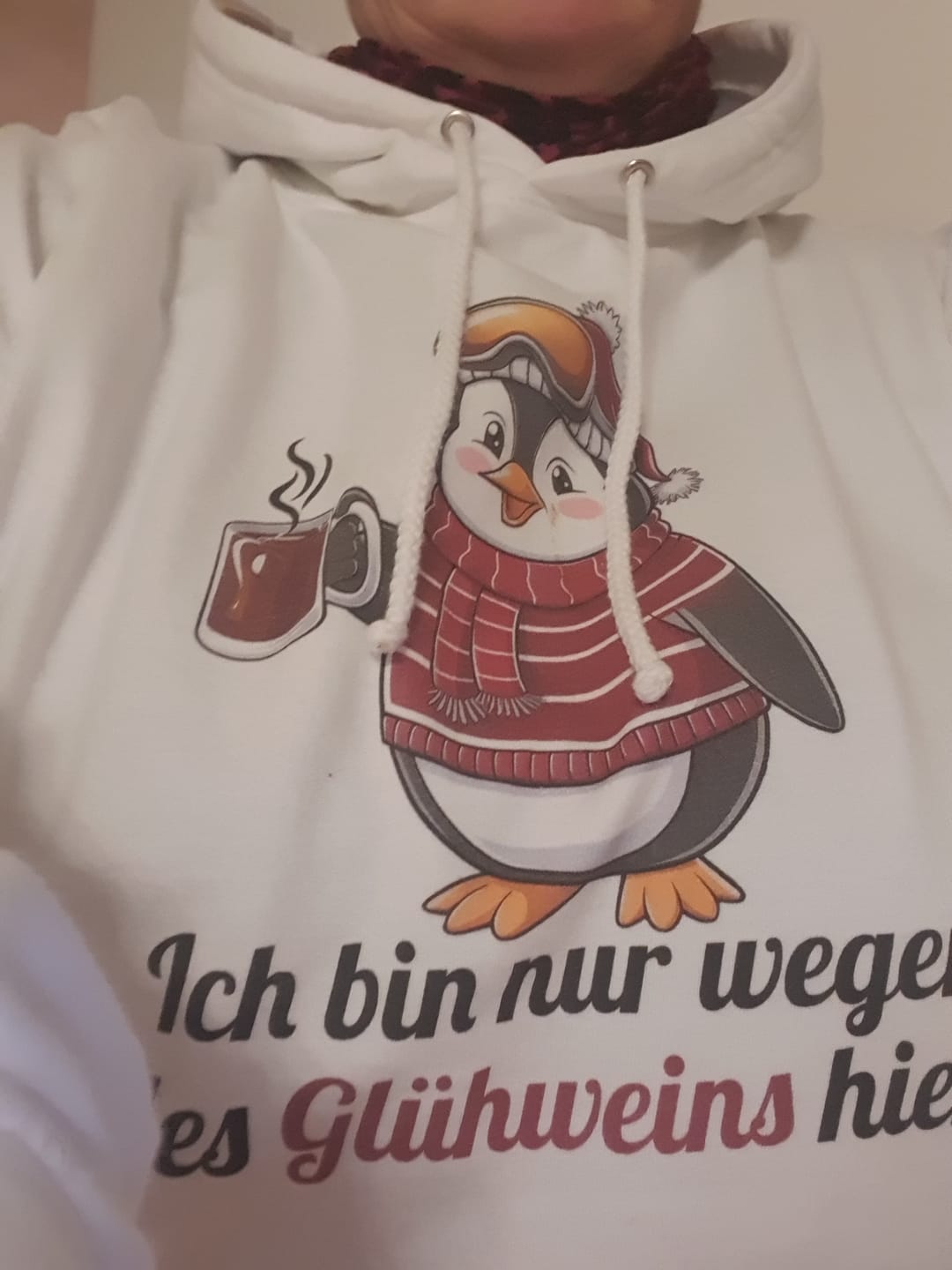 Customer photo review of Glühwein Fanatiker Hoodie Unisex