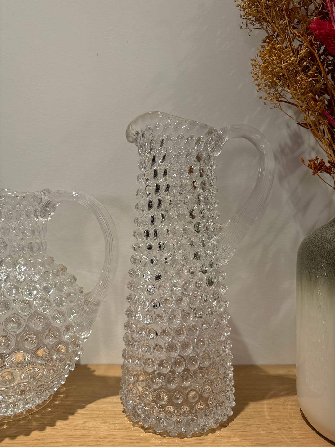 Customer photo review of Crystal Hobnail Jug Tall