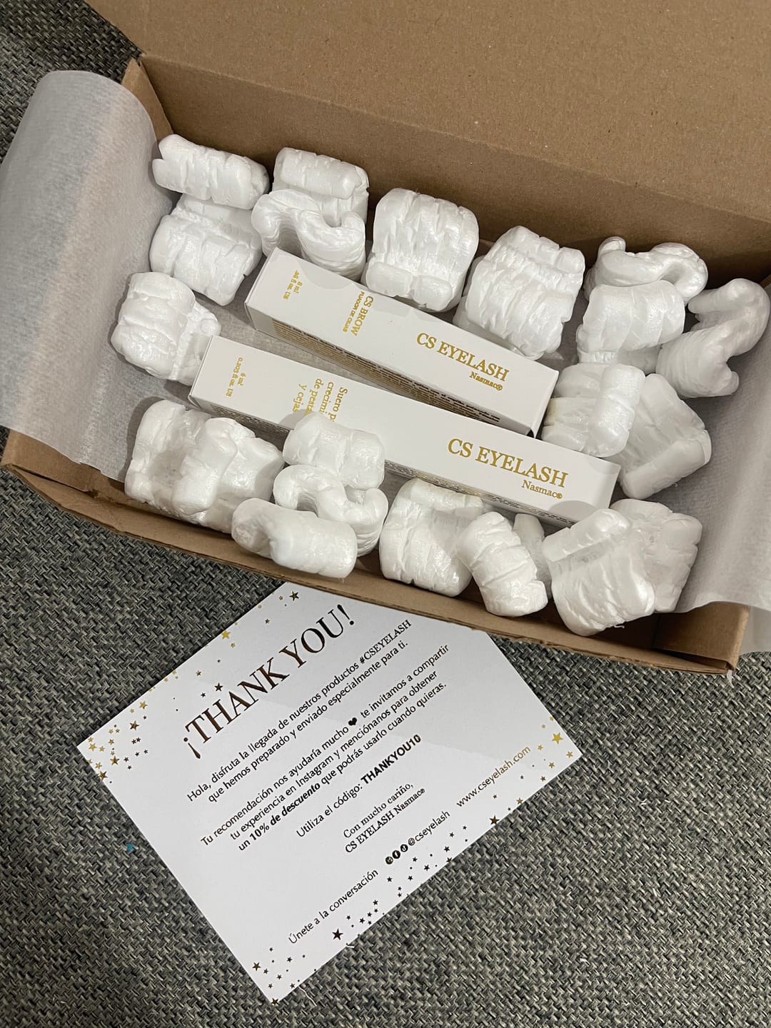 Customer photo review of DUO CS EYELASH