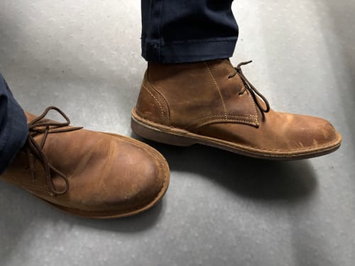 Customer photo review of Veldskoen Chukka (Brown Sole)