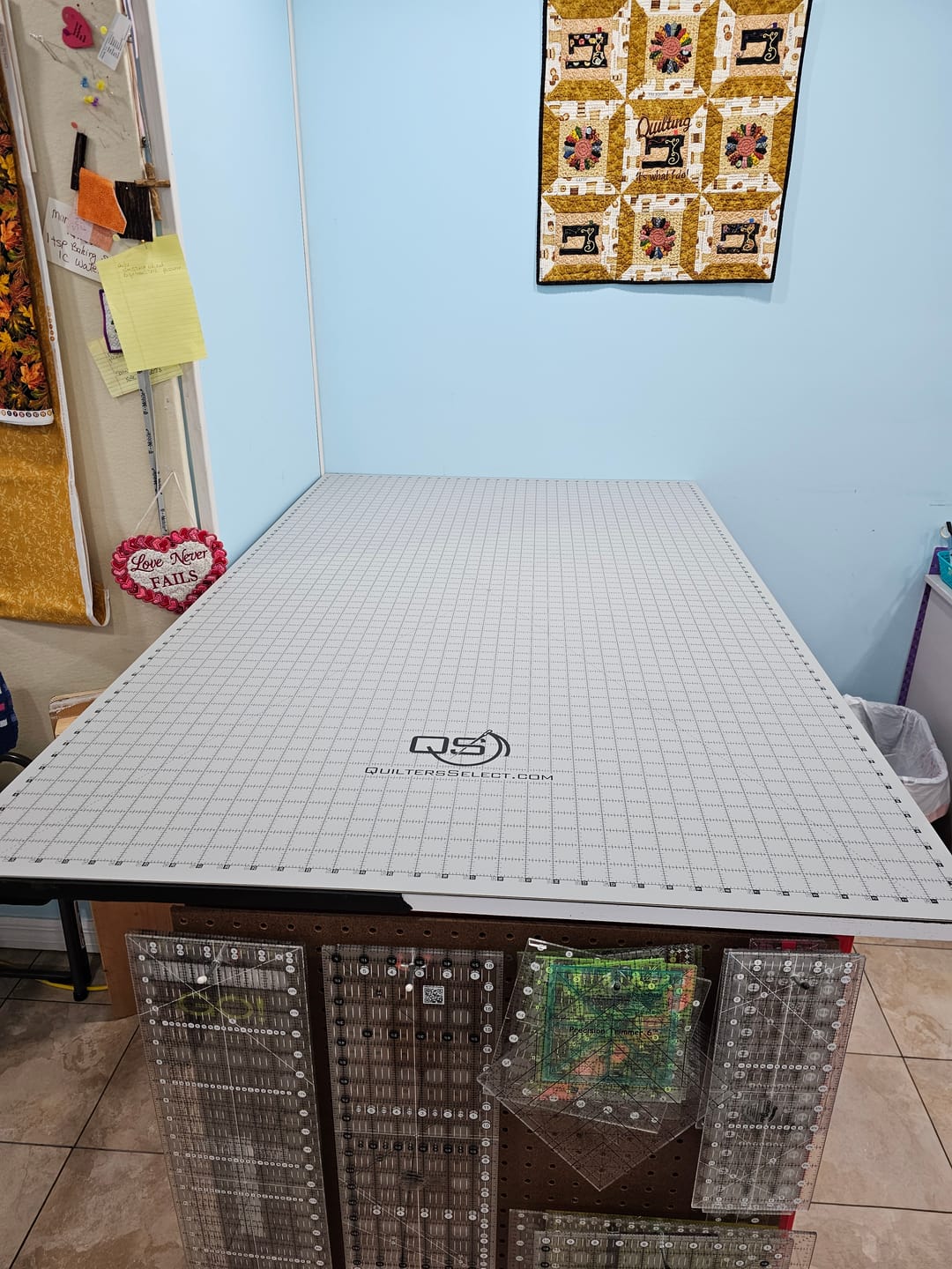Customer photo review of Dual Sided Cutting Mat, Quilters Select