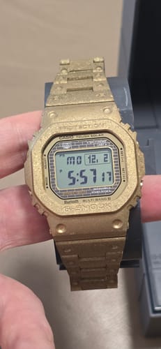 Customer photo review of Casio G-SHOCK 40th Anniversary Limited Edition Watch GMWB5000PG-9D