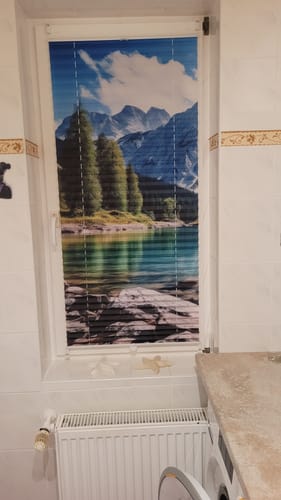 Customer photo review of Foto Plissee "Louise Fluss"