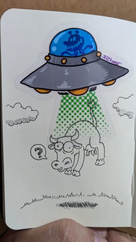 Customer photo review of Stickers Transparentes