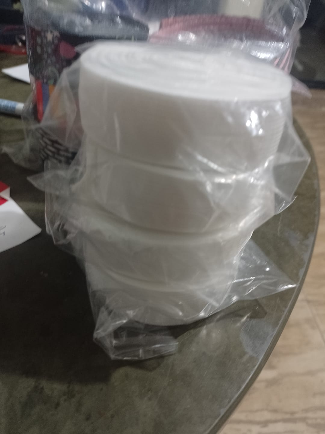 Customer photo review of BONEON 25MM C/VINCO COR BRANCO 10 METROS