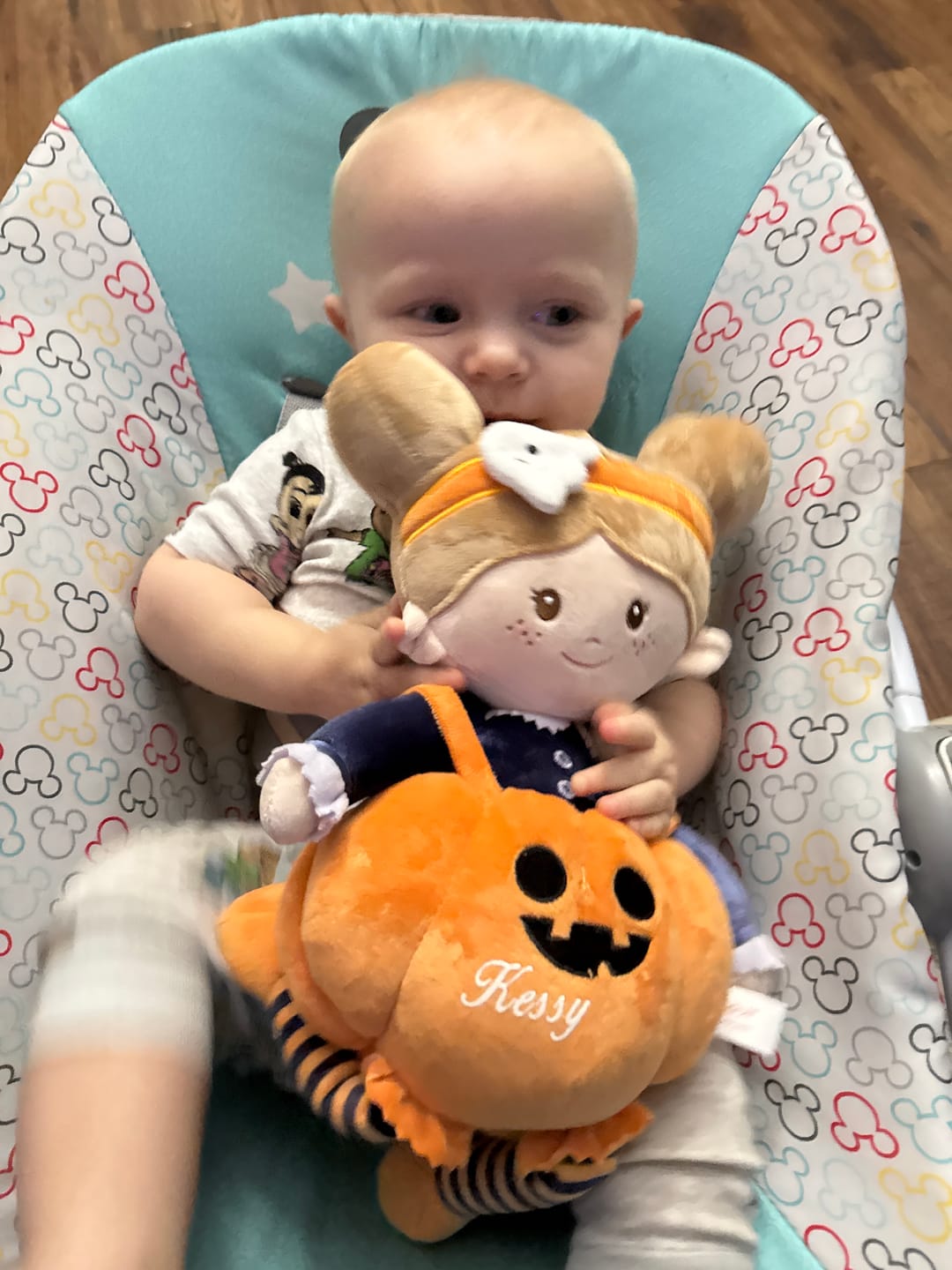 Customer photo review of Personalized Pumpkin Girl (2 Skin Tones) - Halloween Special