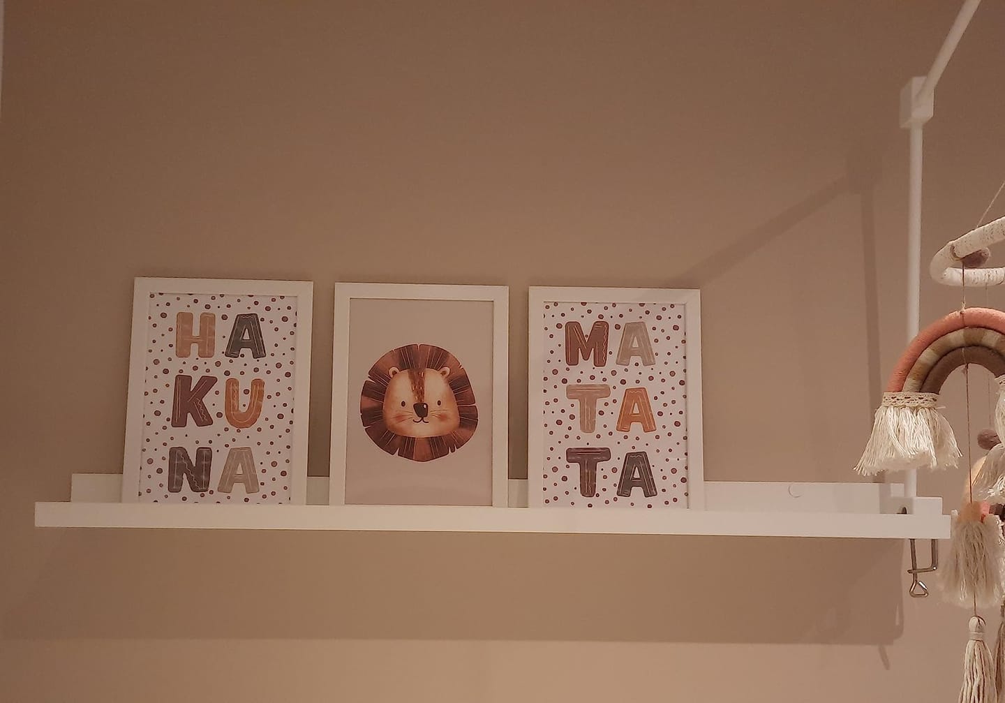 Customer photo review of Kinderzimmerposter | 3er Set A2 | Fuchs & Luftballon rosa