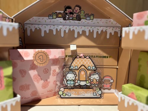 Customer photo review of Gingerbread Holiday Advent Calendar