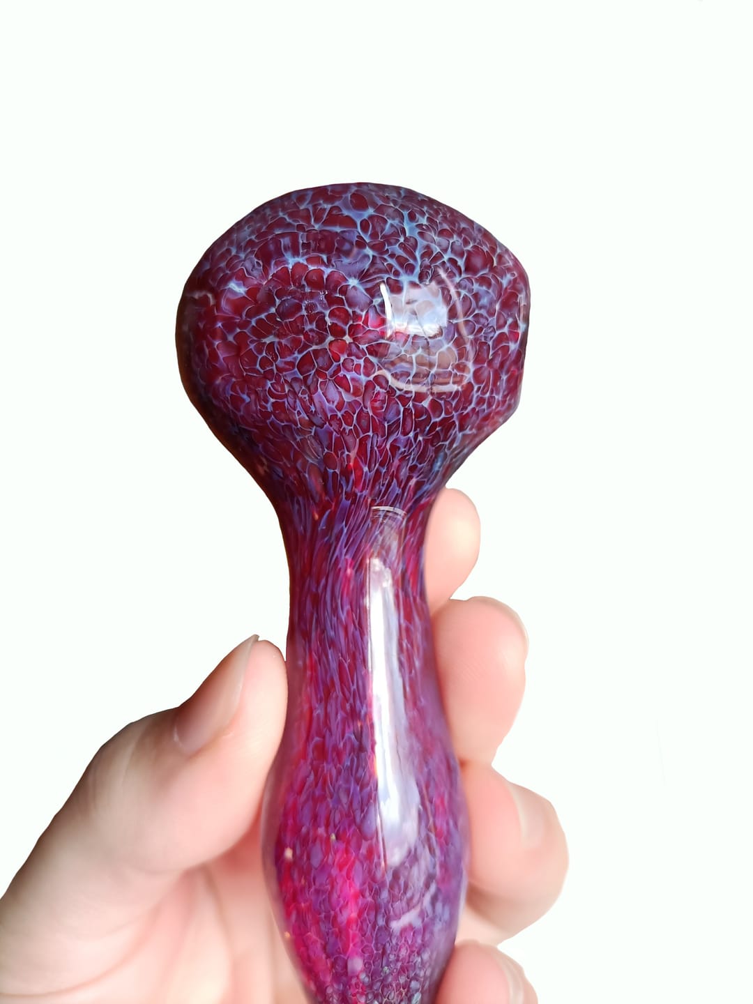 Customer photo review of Universal Colored Glass Smoking Pipe
