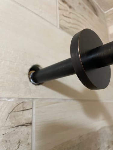 Customer photo review of 7 Inch Shower Arm and Flange