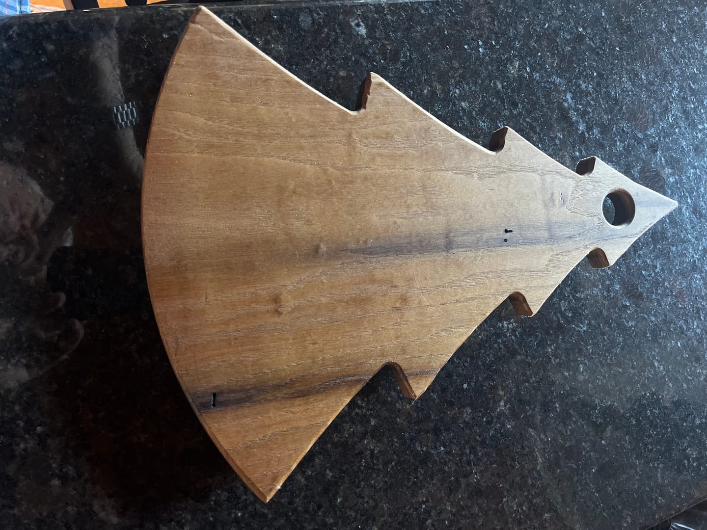 Customer photo review of 15.75x11.75" Rounded Christmas Tree Acrylic Router Template [Limited Edition]