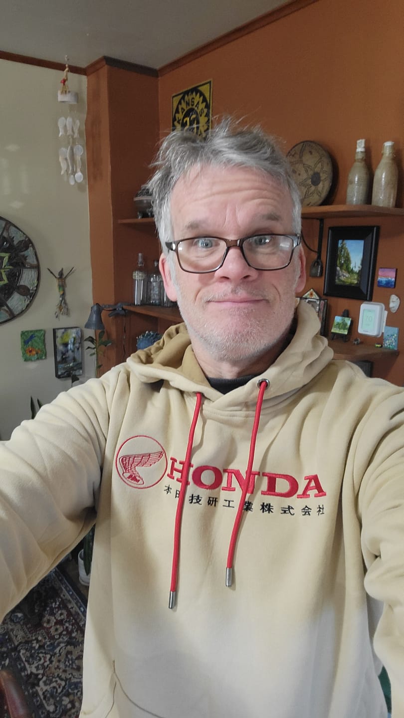 Customer photo review of 1964 Honda Brand Hoodie