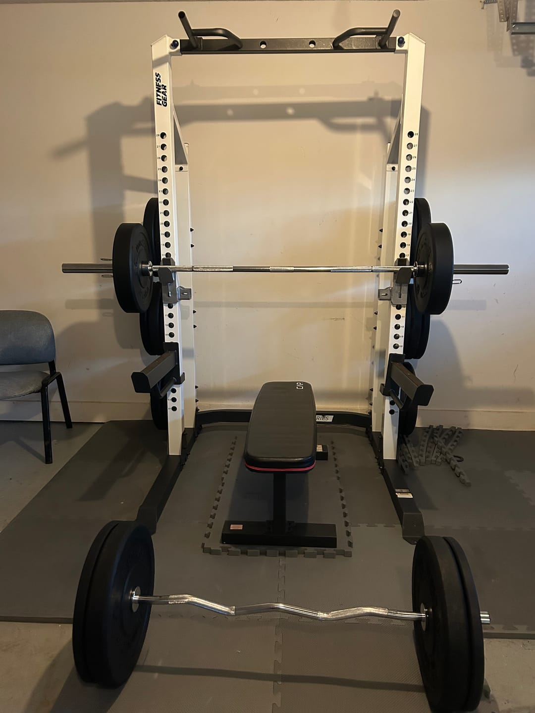 Customer photo review of URA-MAX BLACK Bumper Plate Sets