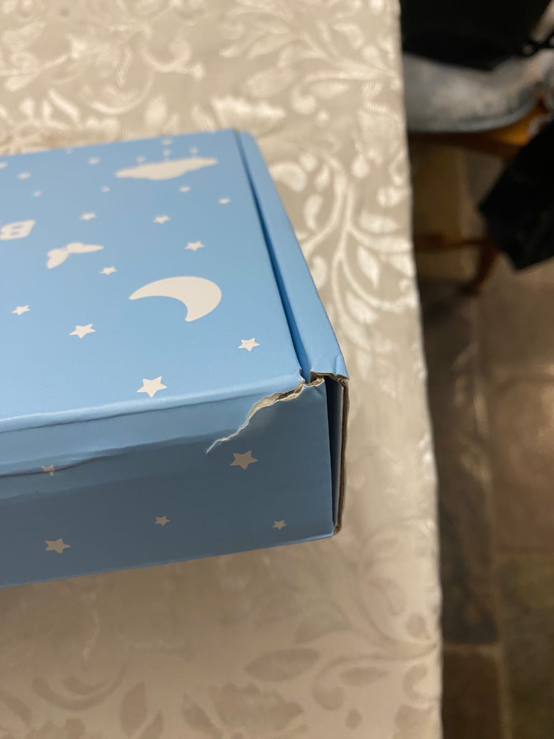 Customer photo review of Moon & Stars - Personalized Night Light