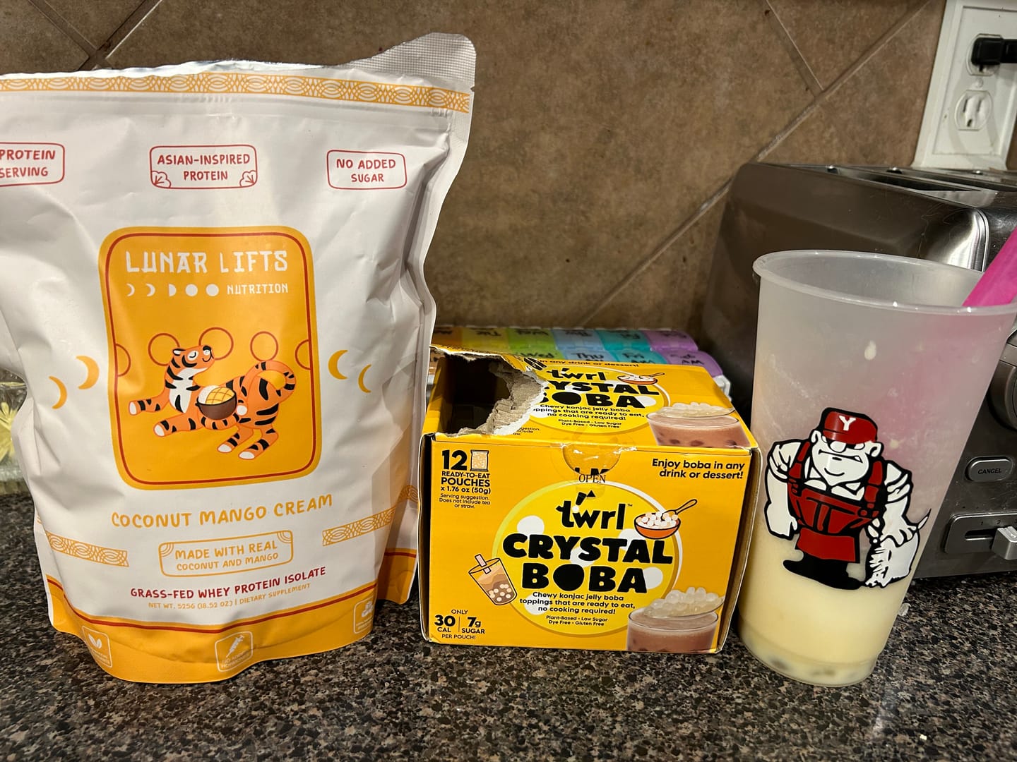 Customer photo review of Coconut Mango Cream - Whey Protein Isolate