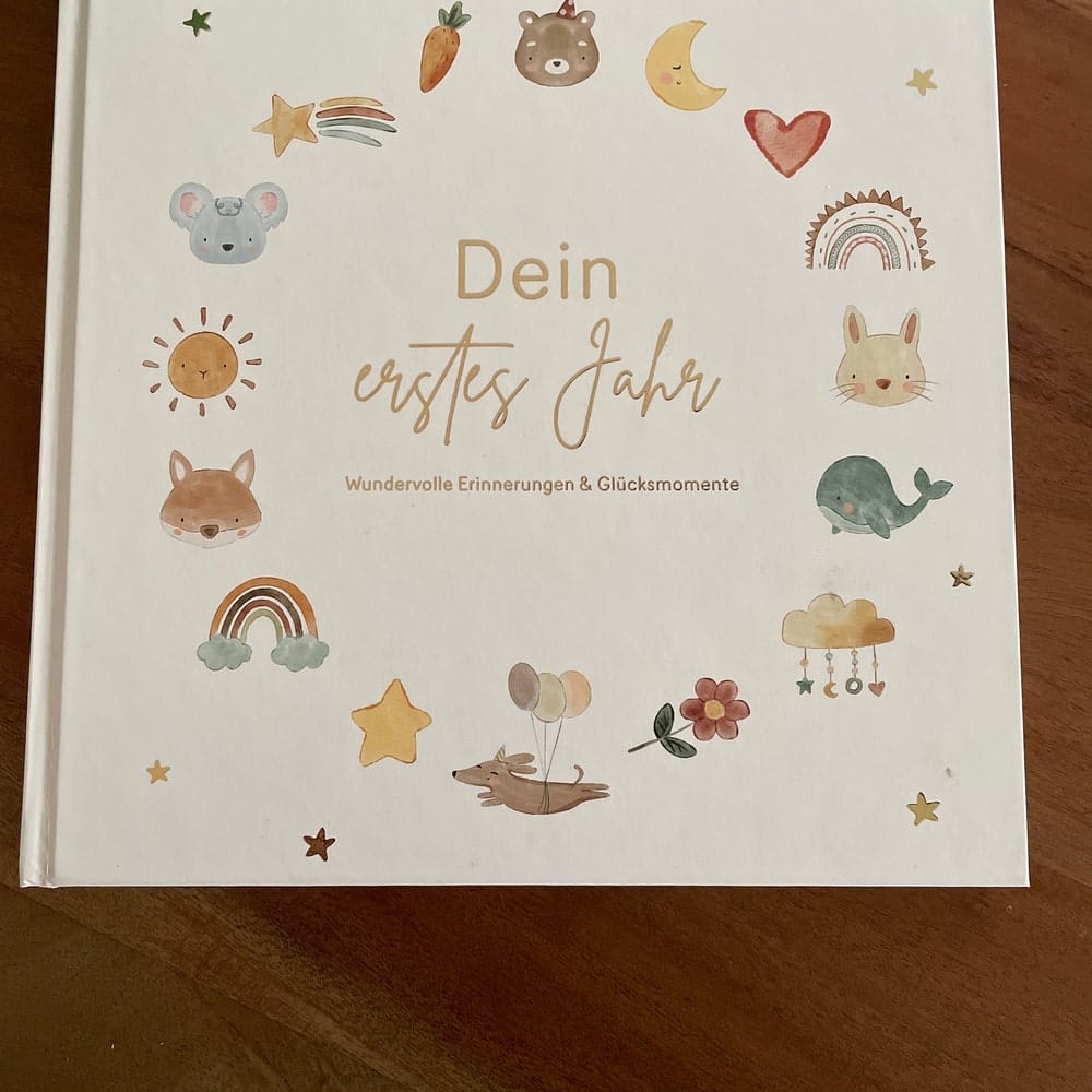 Customer photo review of Babyalbum Dein erstes Jahr | beige