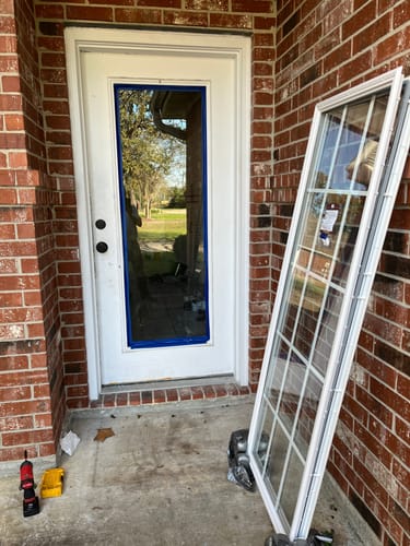 Customer photo review of Grills Between Glass 15 Lite Glass and Frame Kit (Full Lite)